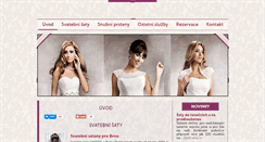 Desktop Screenshot of chantal.cz