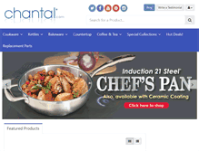 Tablet Screenshot of chantal.com